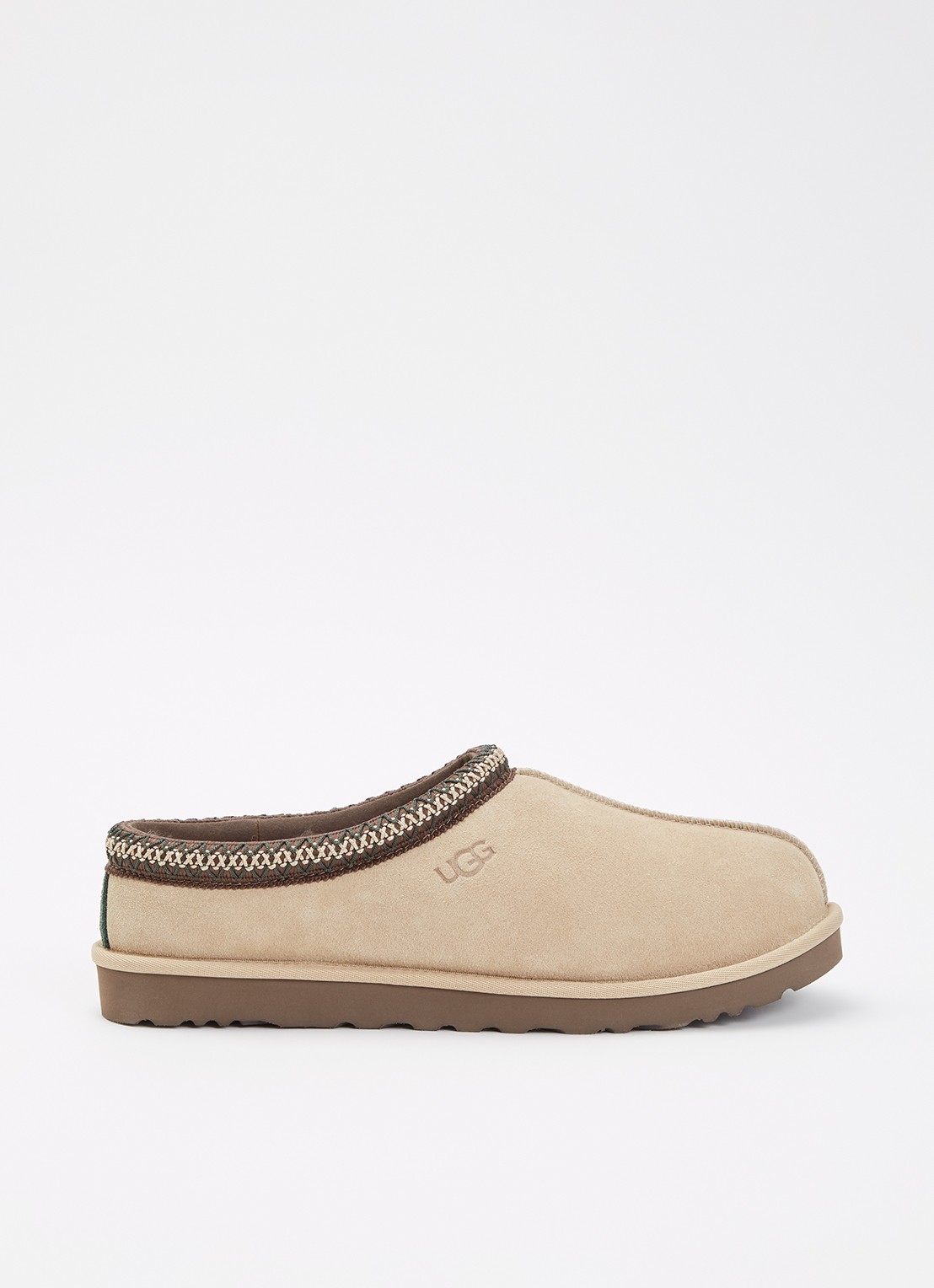 UGG Tasman II instapper van suède - voorkant beige