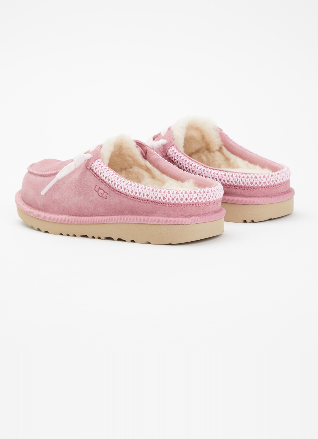 UGG Tasman instapper van suède - achterkant 4 roze