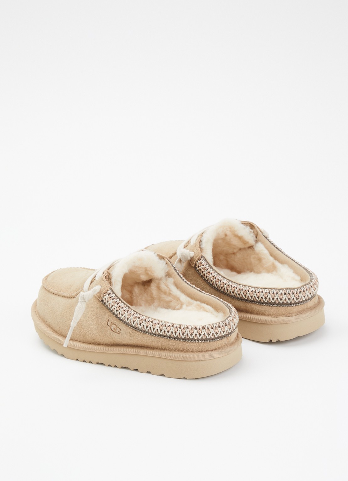 UGG Tasman instapper van suède - achterkant 3 beige
