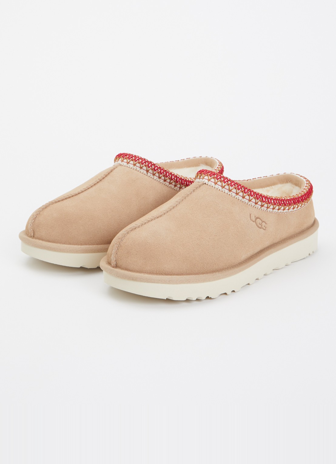 UGG Tasman ll instapper van suède - detail 2 zand