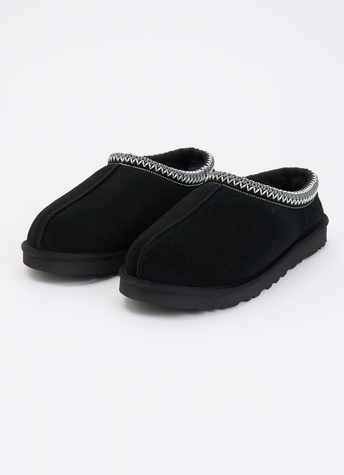UGG Tasman ll instapper van suède - detail 3 zwart