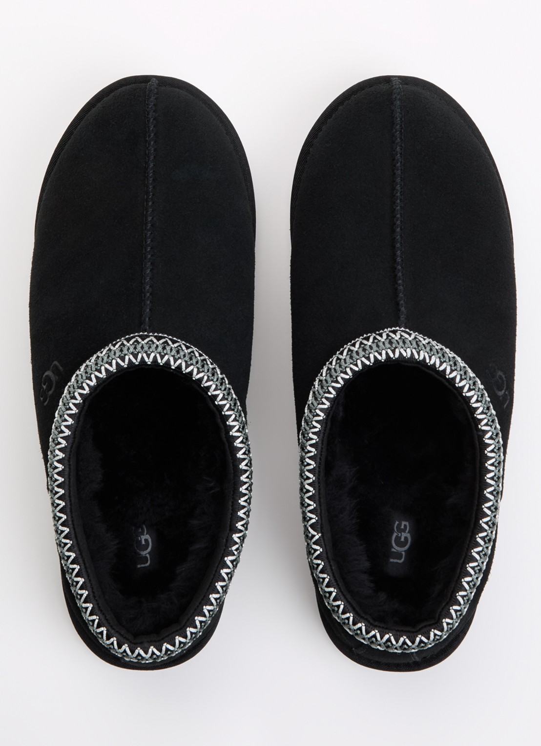 UGG Tasman ll instapper van suède - detail 4 zwart
