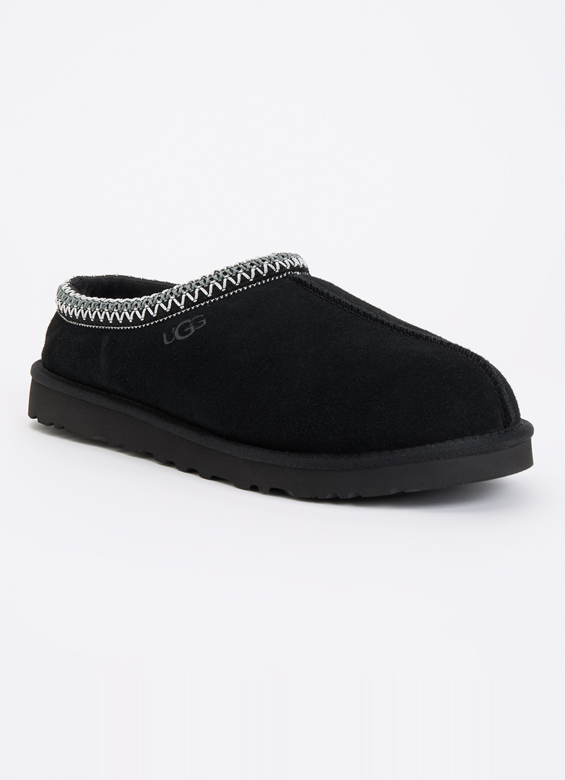 UGG Tasman ll instapper van suède - voorkant zwart