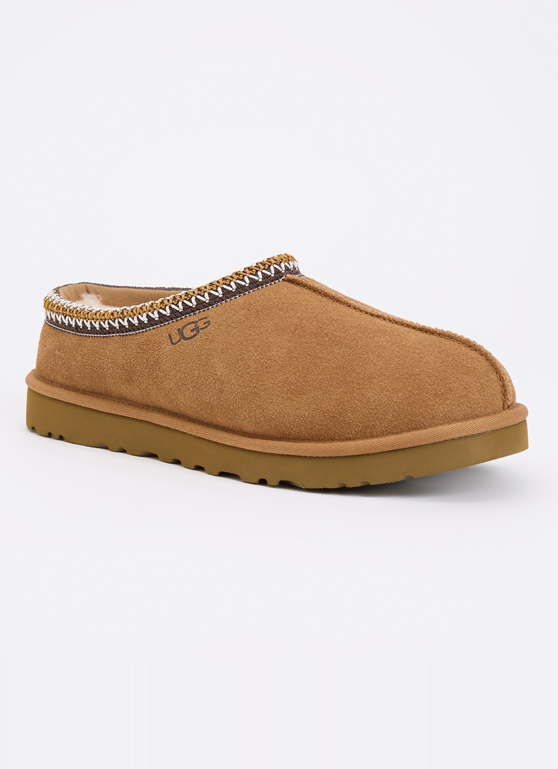 UGG Tasman ll instapper van suède - voorkant camel