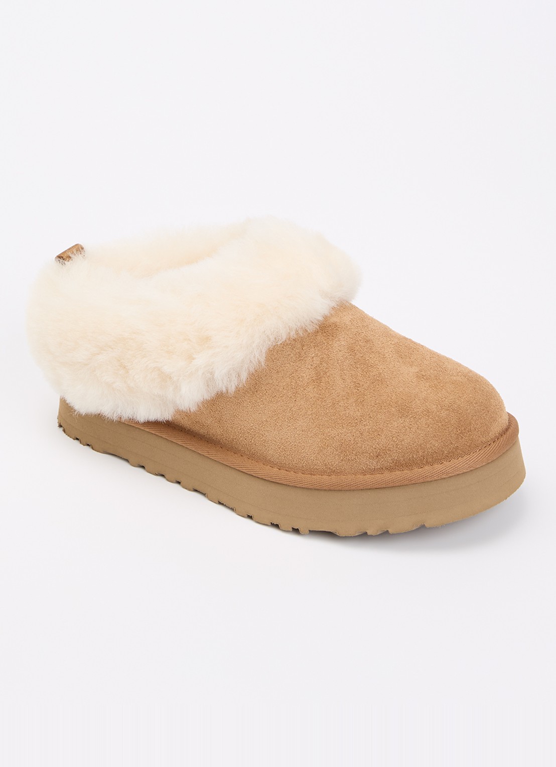UGG Tazelle instapper van suède - voorkant 3 camel