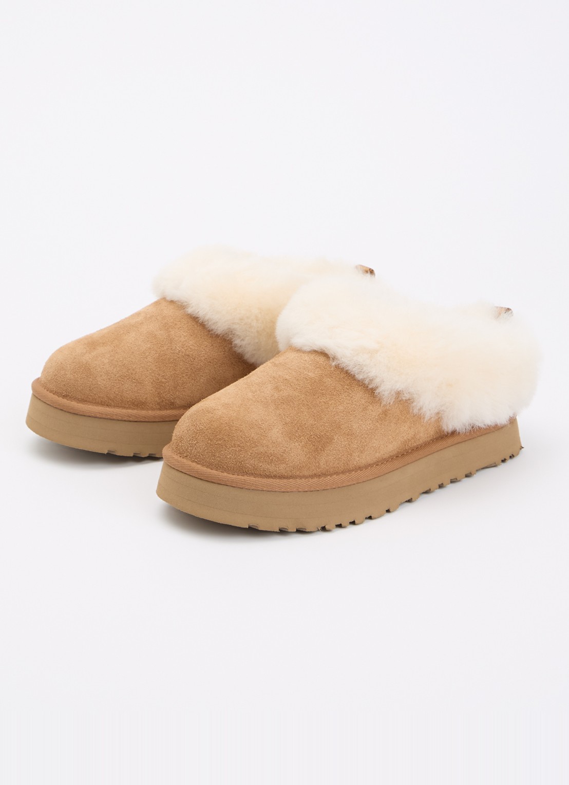 UGG Tazelle instapper van suède - voorkant 4 camel