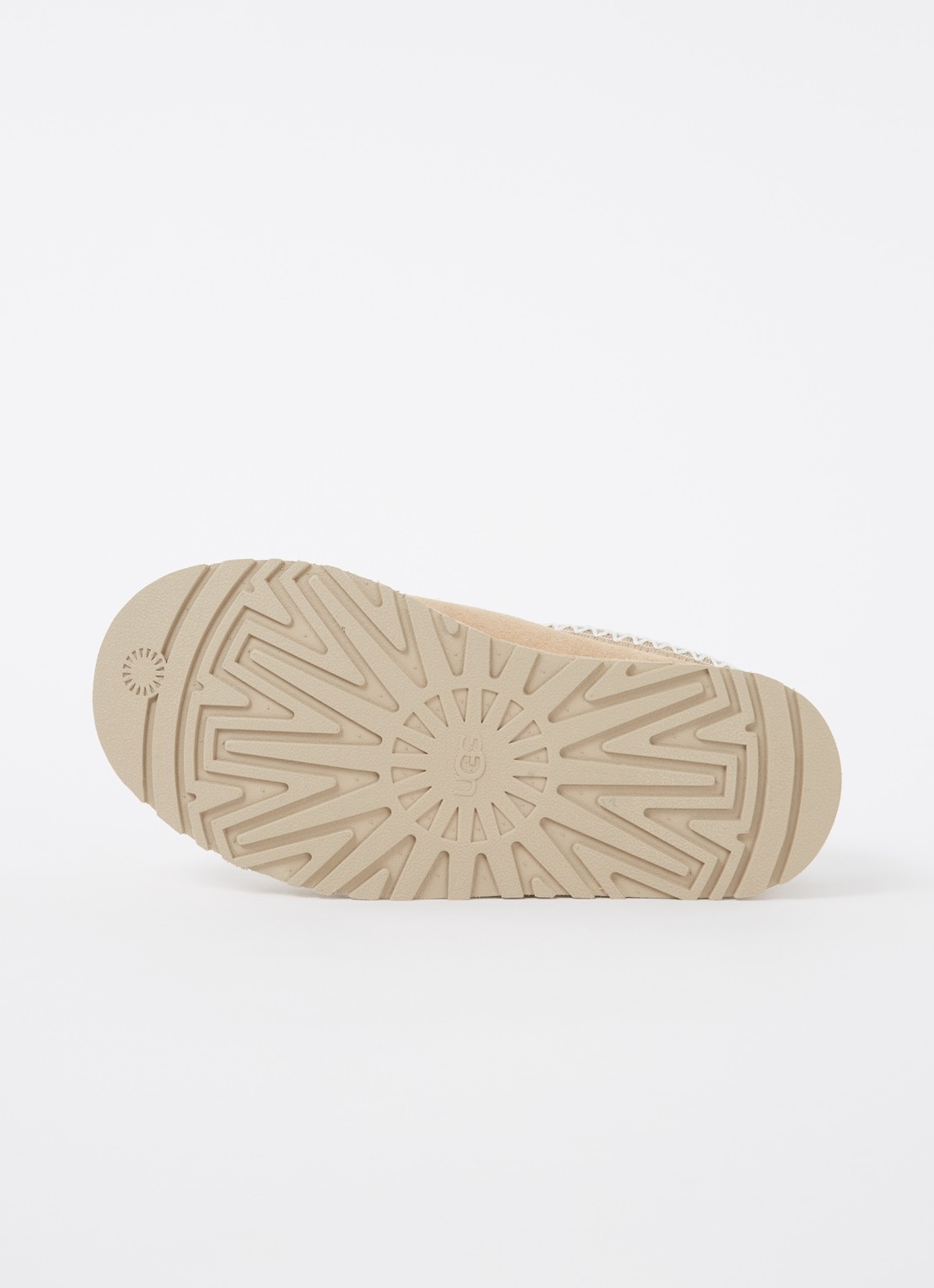 UGG Tazz instapper van suède - detail 4 zand