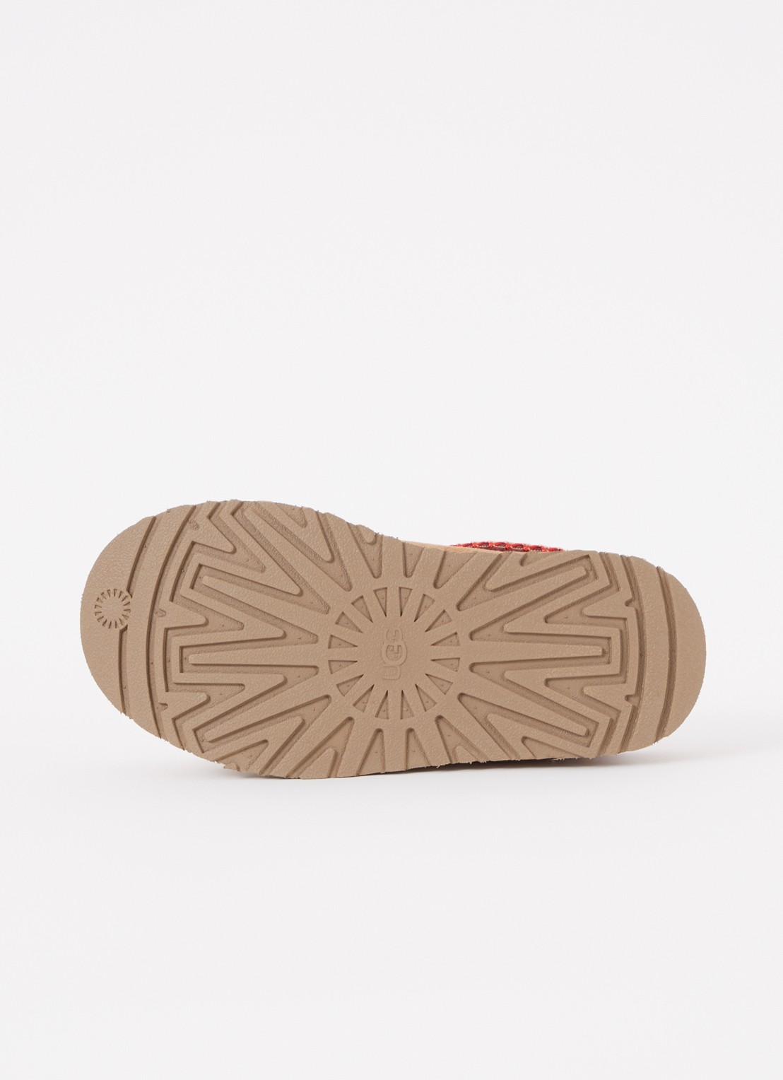 UGG Tazz instapper van suède - detail 3 kastanjebruin