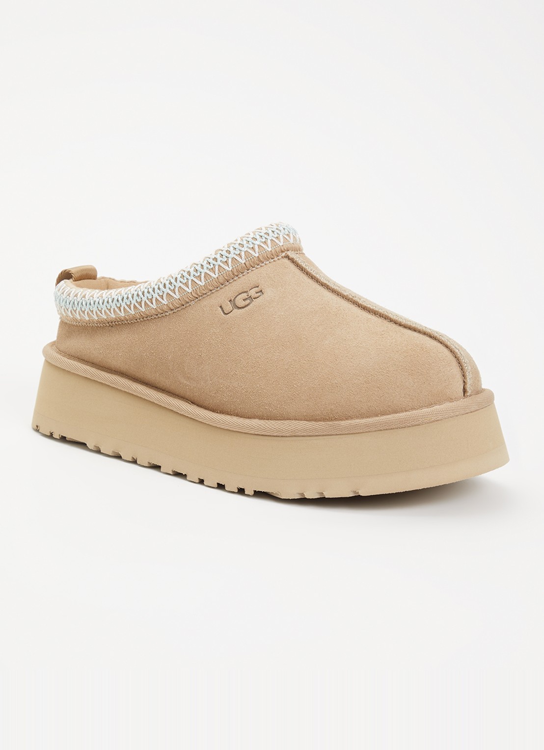 UGG Tazz ll instapper met plateauzool - voorkant 5 beige