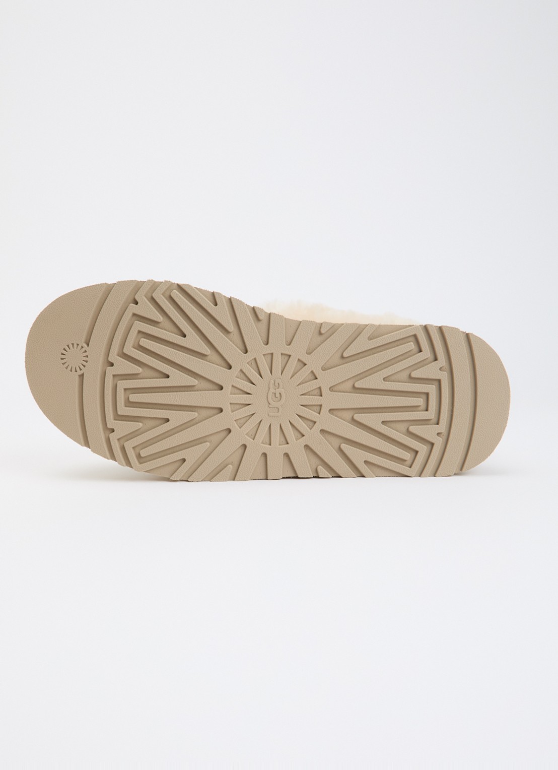 UGG Tazzelle instapper van suède met plateauzool - detail 4 beige