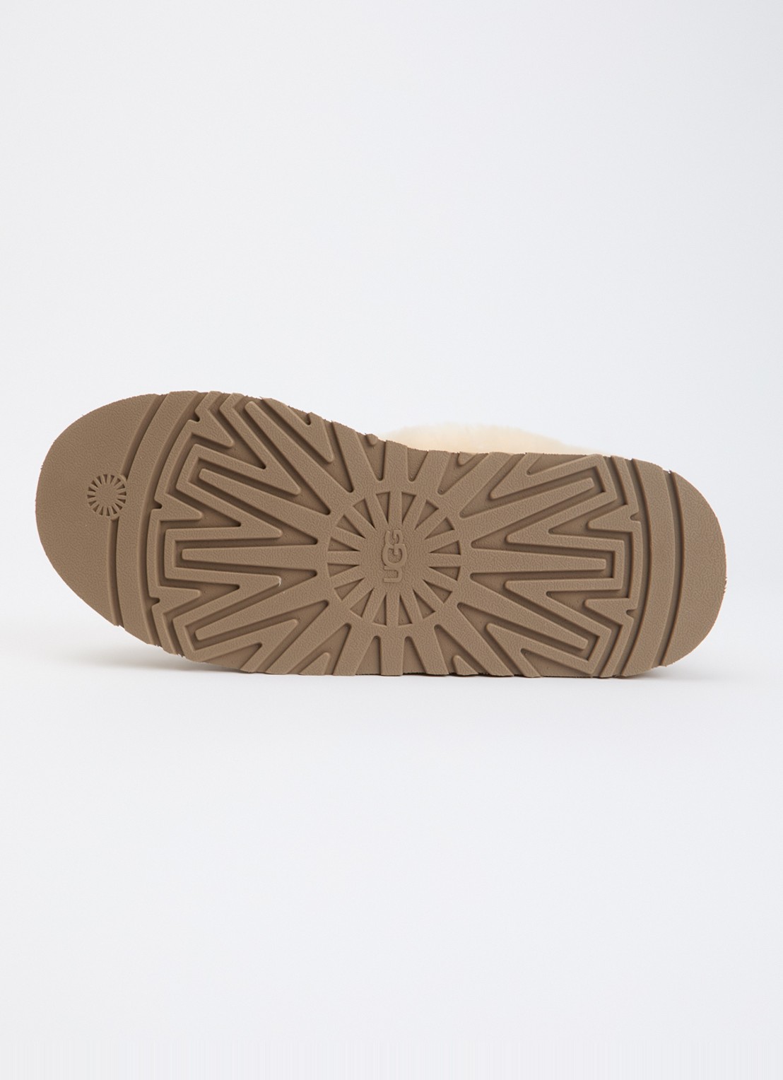UGG Tazzelle instapper van suède met plateauzool - detail 3 roestbruin