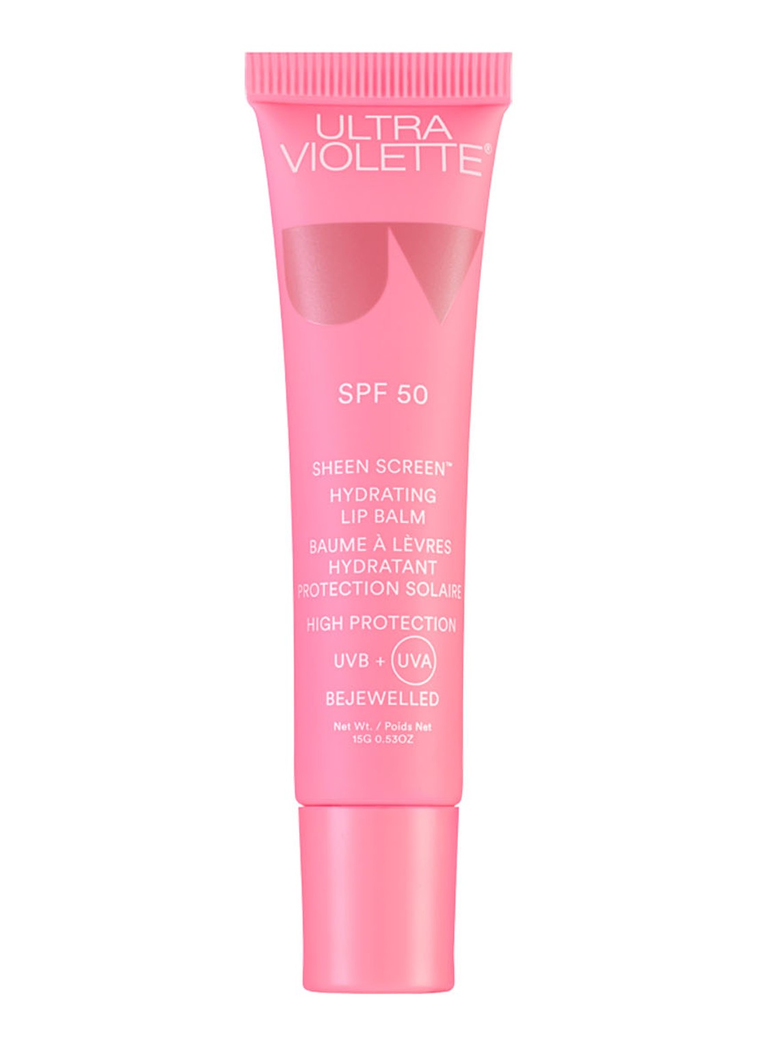 Ultra Violette Sheen Screen™ Hydrating Lip Balm SPF 50 - getinte lipbalsem - voorkant bejewelled