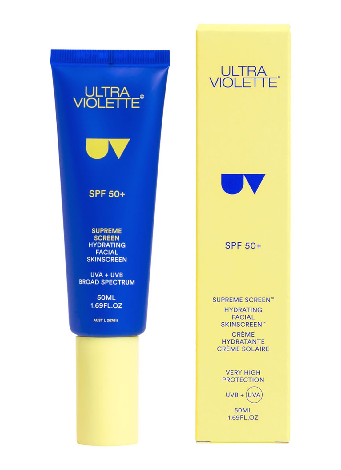 Ultra Violette Supreme Screen Hydrating Facial Skinscreen SPF50+ - zonnebrand voor het gezicht - voorkant 2 undefined