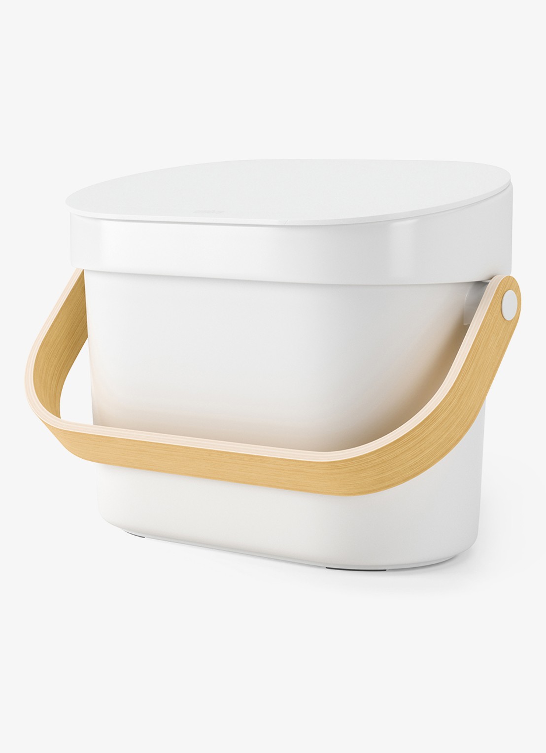 Umbra Bellwood compost prullenbak 24,8 cm - detail 6 wit