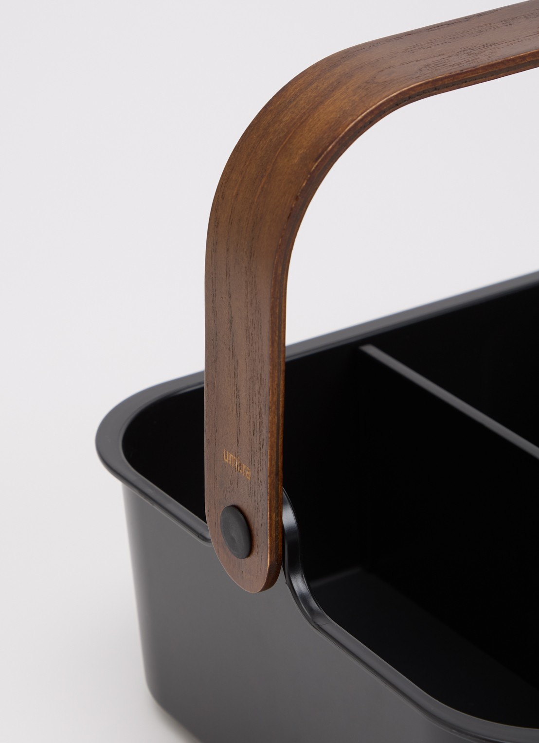 Umbra Bellwood opberger 26,5 x 36 cm - voorkant 2 zwart