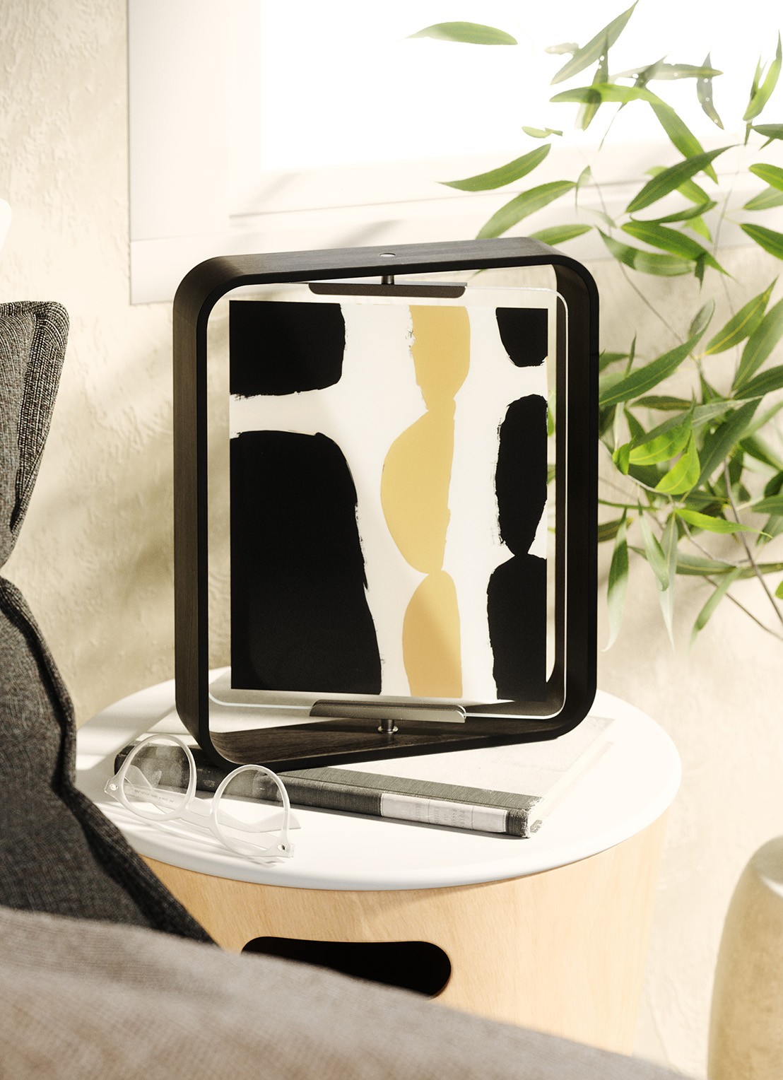 Umbra Bellwood opbergrek 25 x 72 cm - voorkant 7 diepzwart