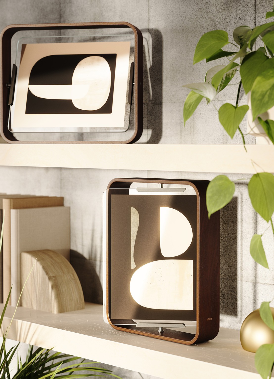 Umbra Bellwood opbergrek 25 x 72 cm - voorkant 2 bruin