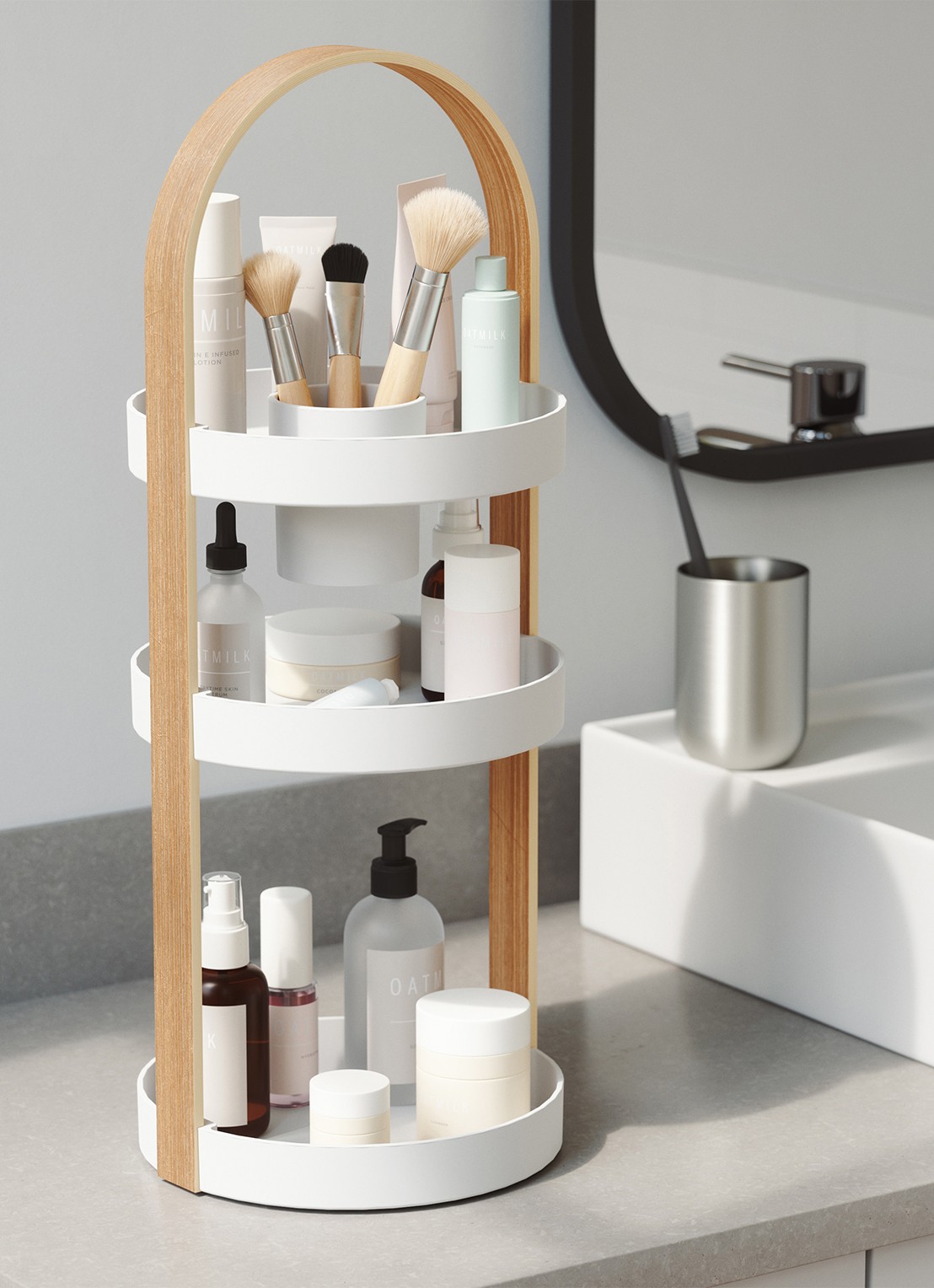 Umbra Bellwood organizer  20 x 50 cm - achterkant wit