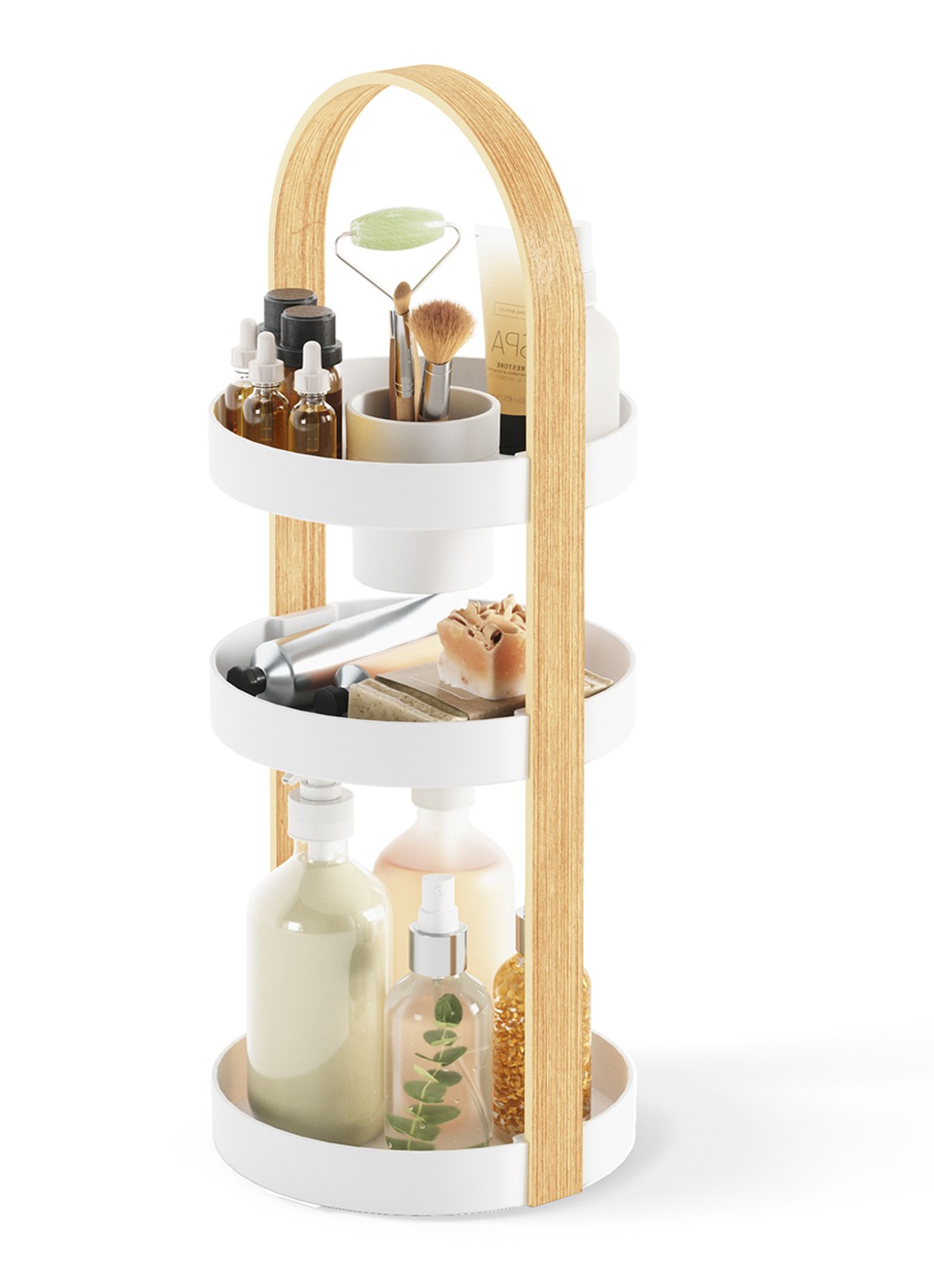 Umbra Bellwood organizer  20 x 50 cm - voorkant 3 wit