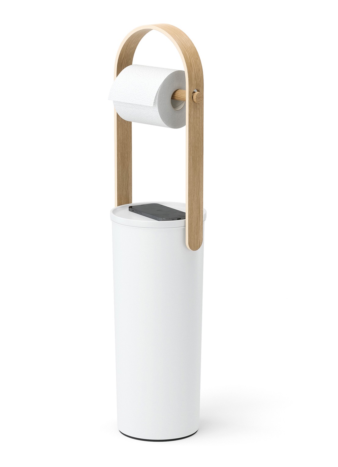 Umbra Bellwood toiletrolhouder - voorkant 3 wit