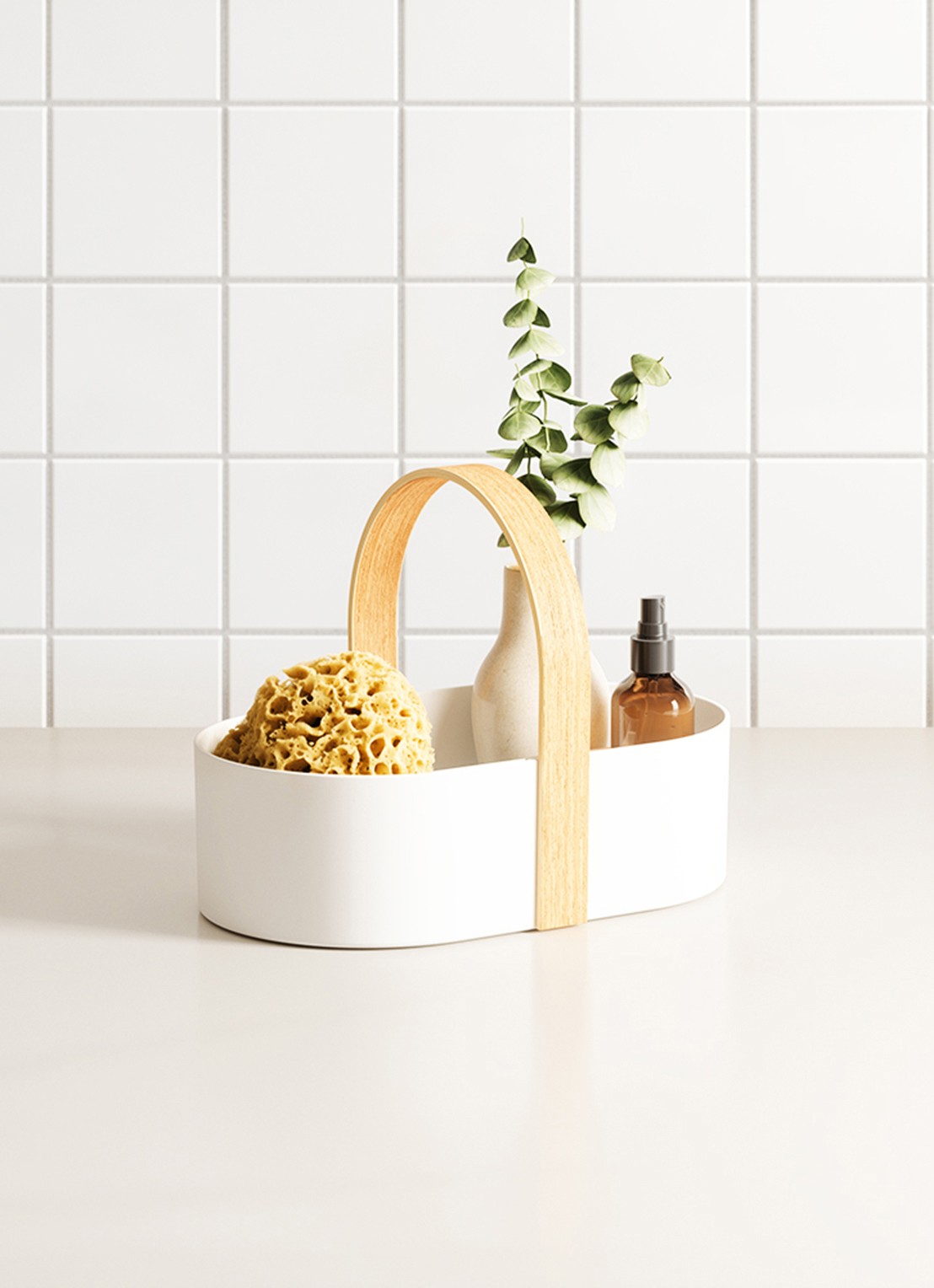 Umbra Bellwood wandrek 65 x 24 cm  - achterkant 4 wit