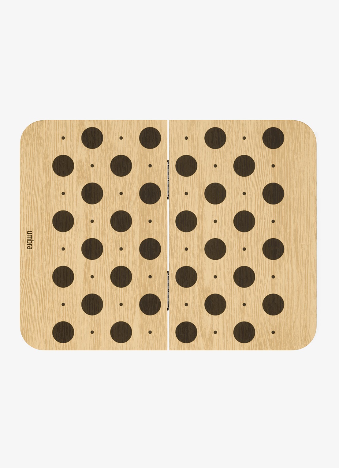 Umbra Blitz backgammon spel - detail 6 bruin