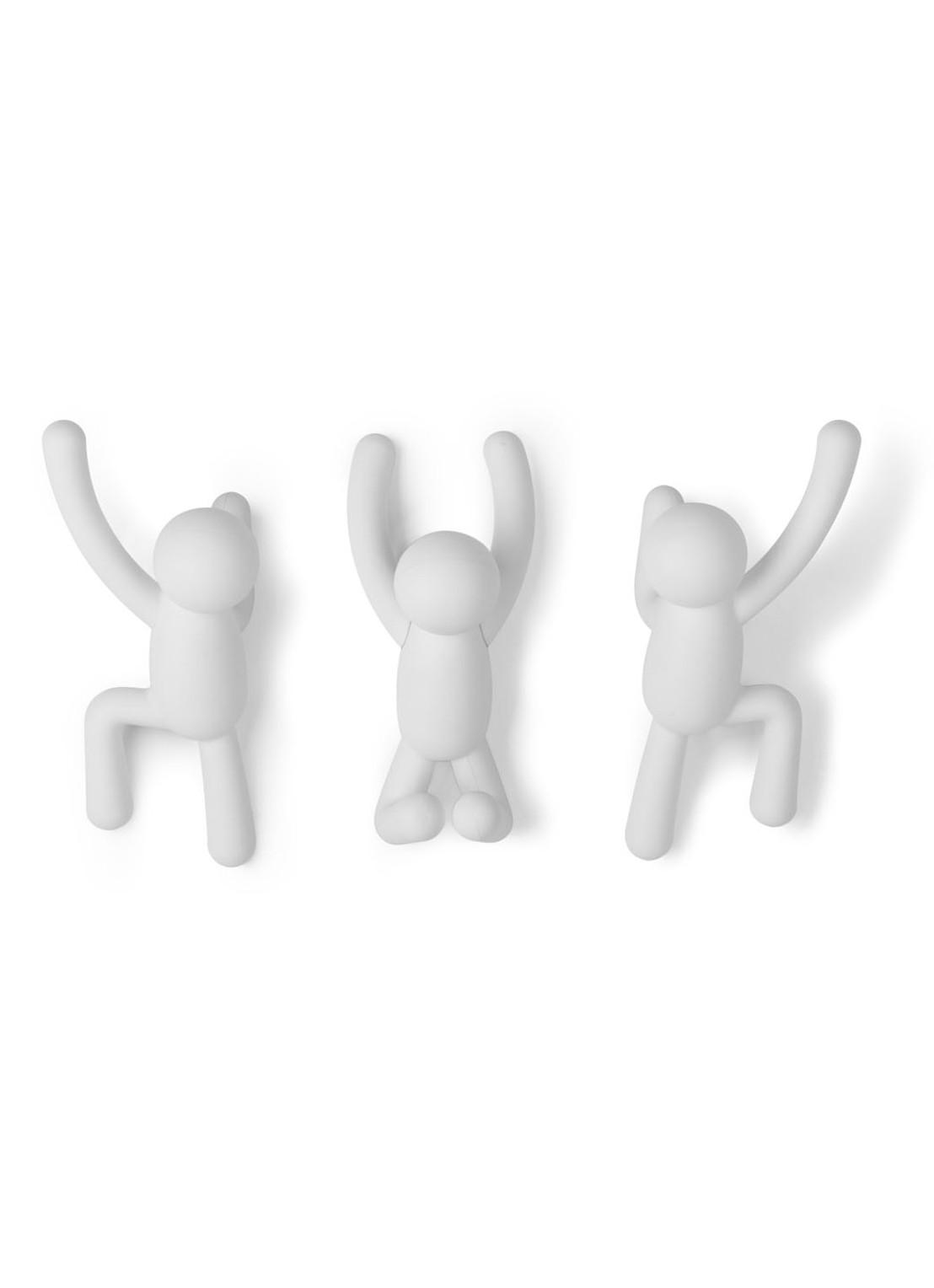 Umbra Buddy haken set van 3 - detail 4 wit