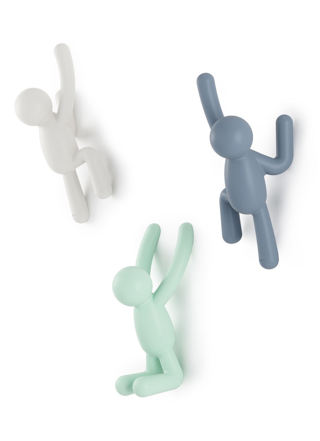 Umbra Buddy haken set van 3 - voorkant 2 mint