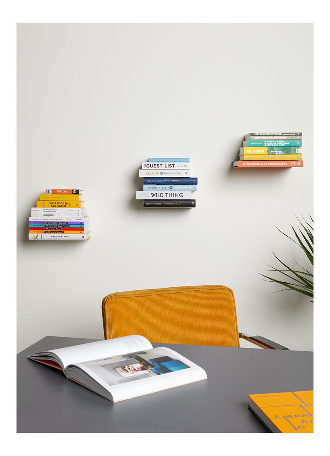 Umbra Conceal zwevende boekenplank in 3-pack - detail 5 zilver