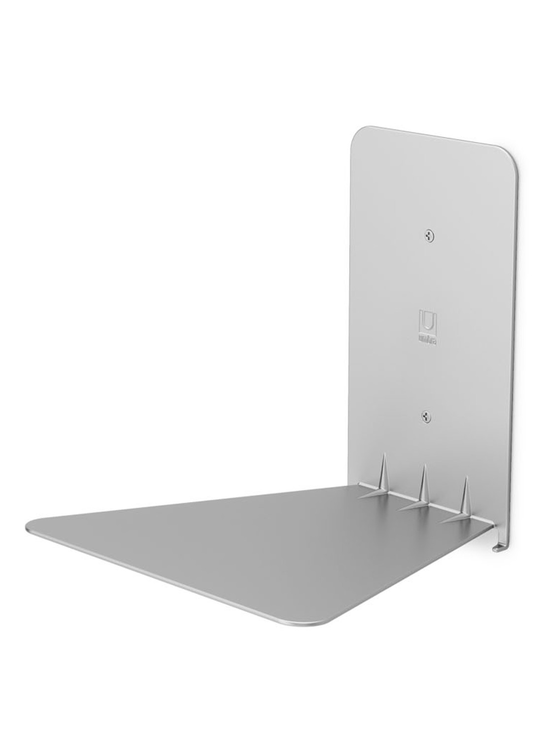 Umbra Conceal zwevende boekenplank in 3-pack - voorkant 3 zilver