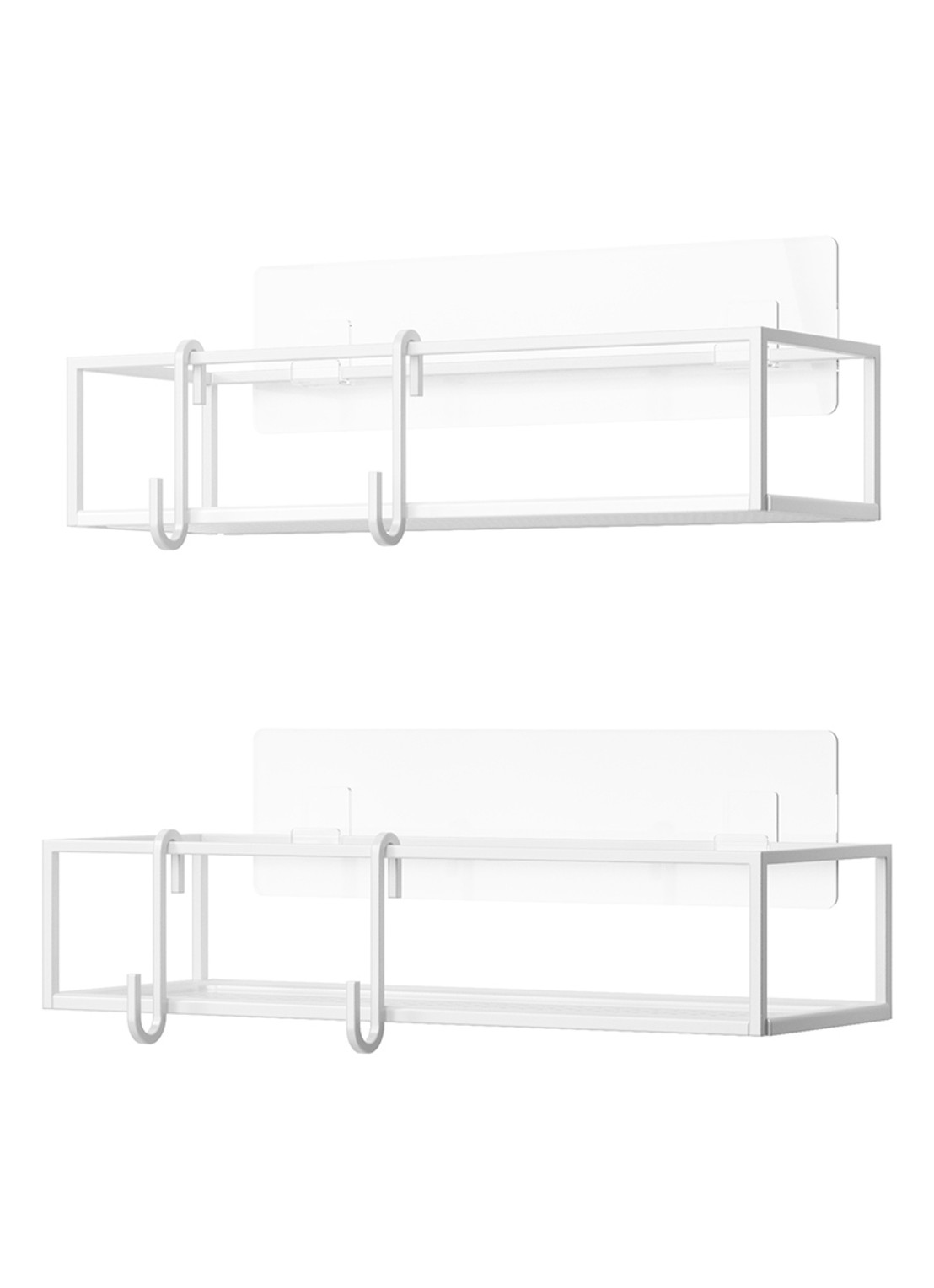 Umbra Cubiko wandplank set van 2 - voorkant 2 wit