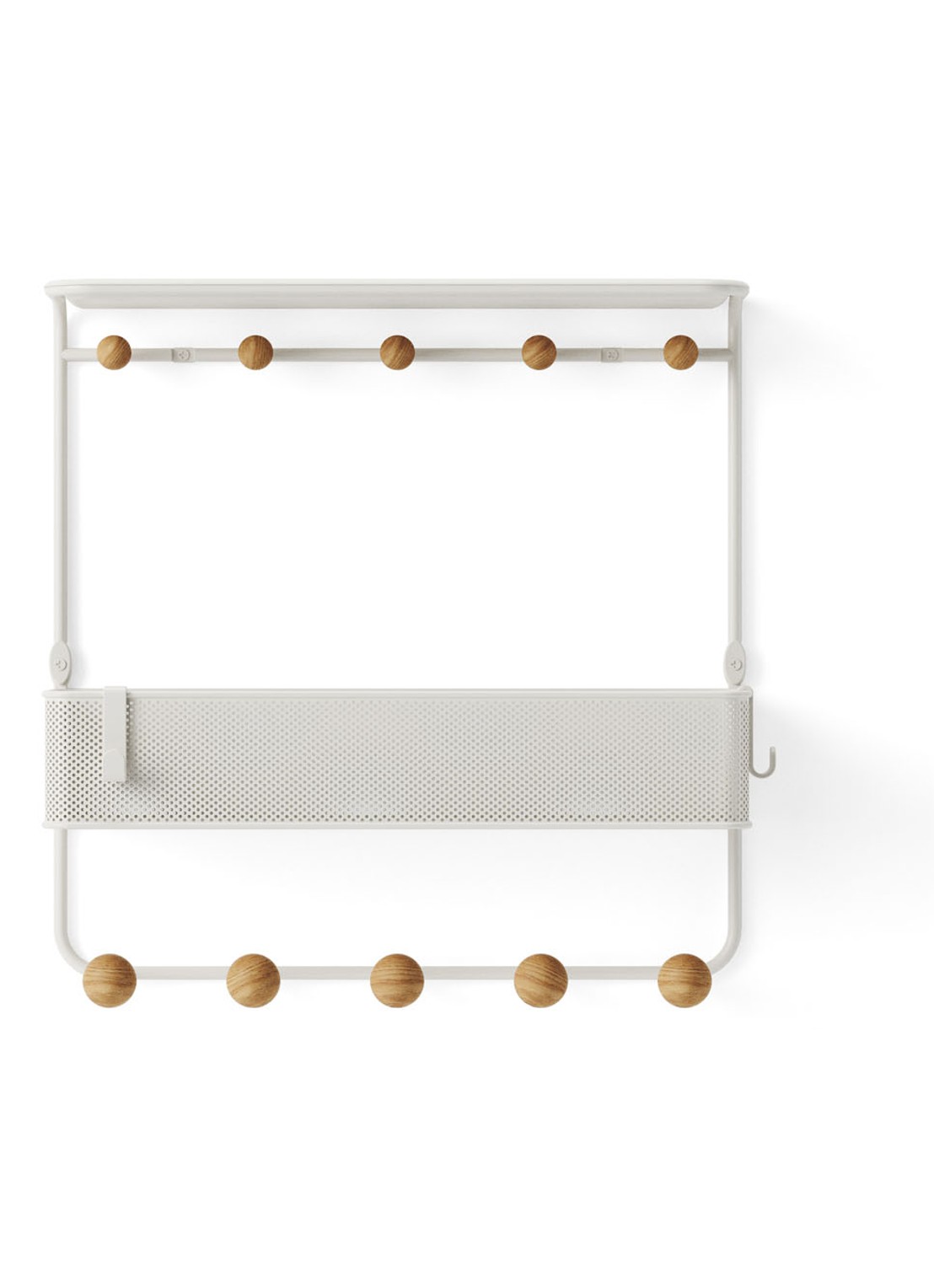Umbra Estique wandrek 31 x 32 cm - voorkant 2 wit
