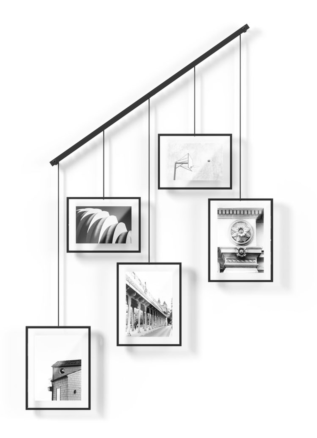 Umbra Exhibit Multi fotodisplay - achterkant 4 zwart