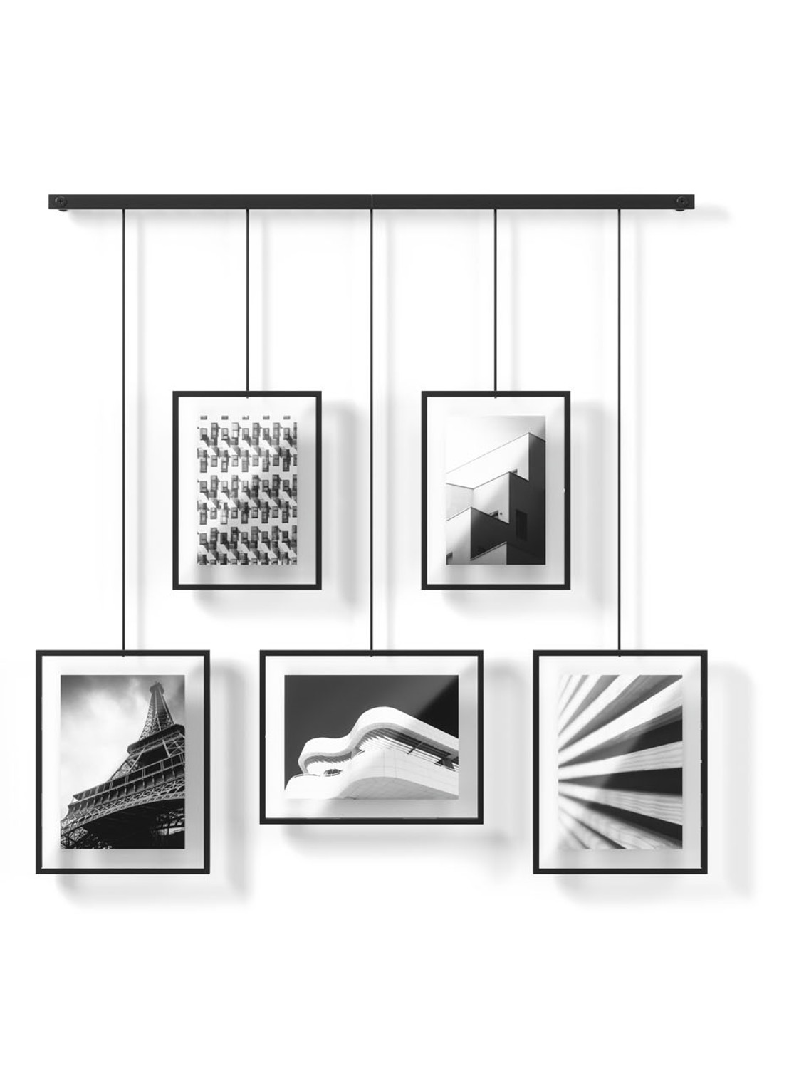 Umbra Exhibit Multi fotodisplay - voorkant zwart