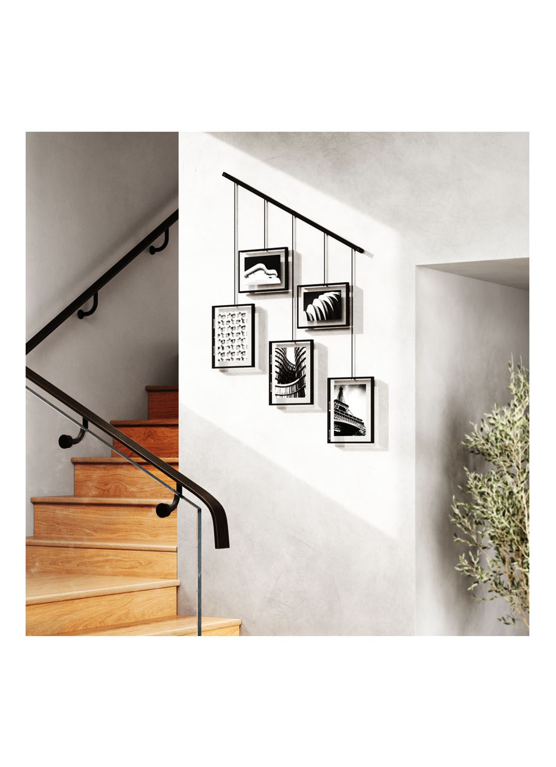 Umbra Exhibit Multi fotodisplay - voorkant 3 zwart