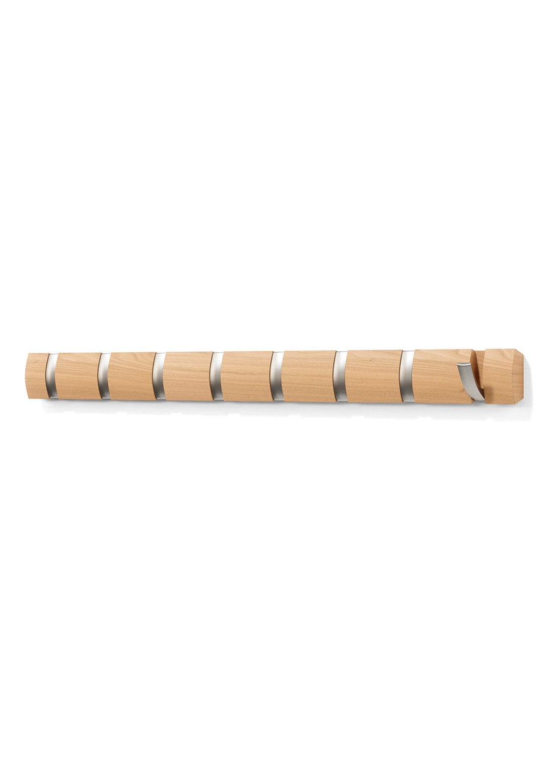 Umbra Flip 5 Hook kapstok  - voorkant naturel