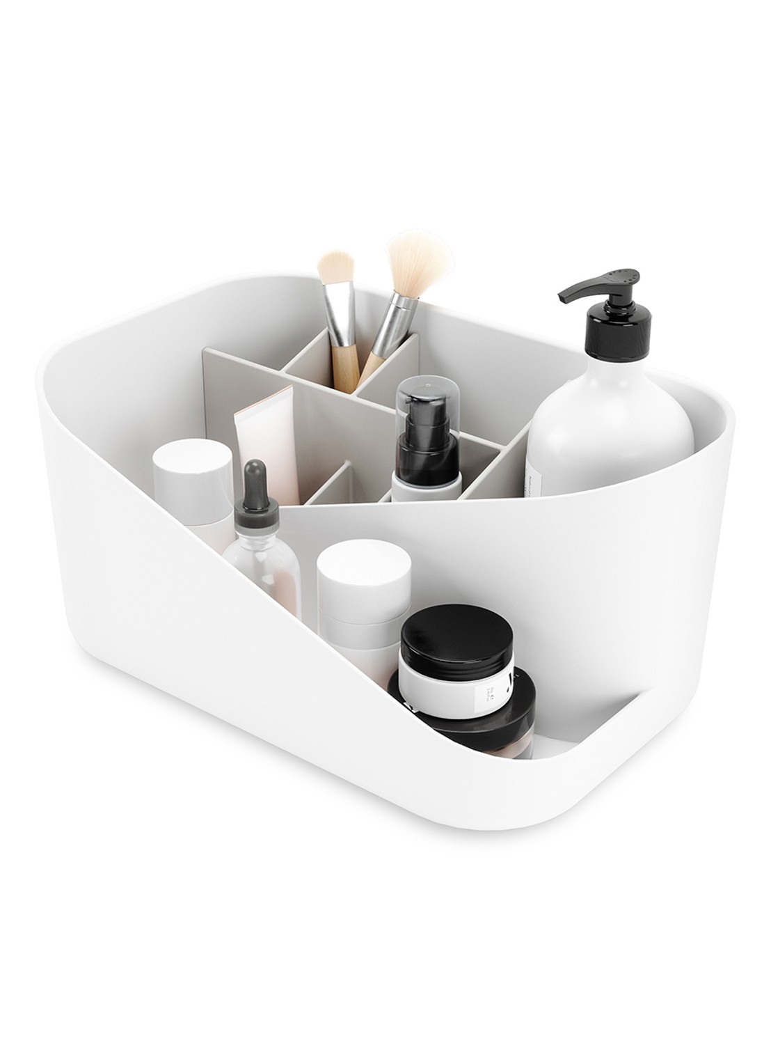 Umbra Glam organizer 27 x 17 x 13 cm - voorkant 2 wit