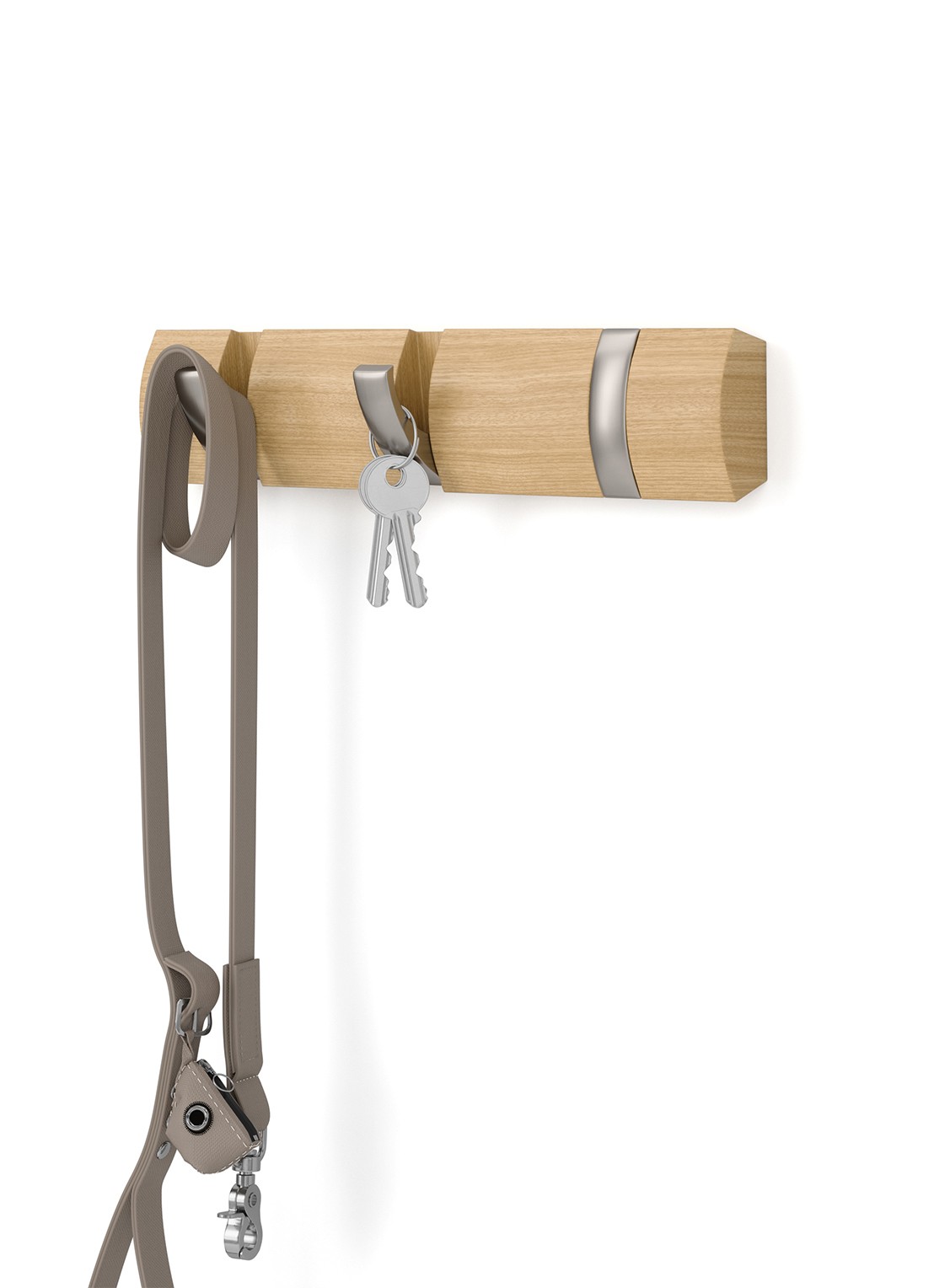 Umbra Hubba wandspiegel 61 cm - voorkant 3 beige