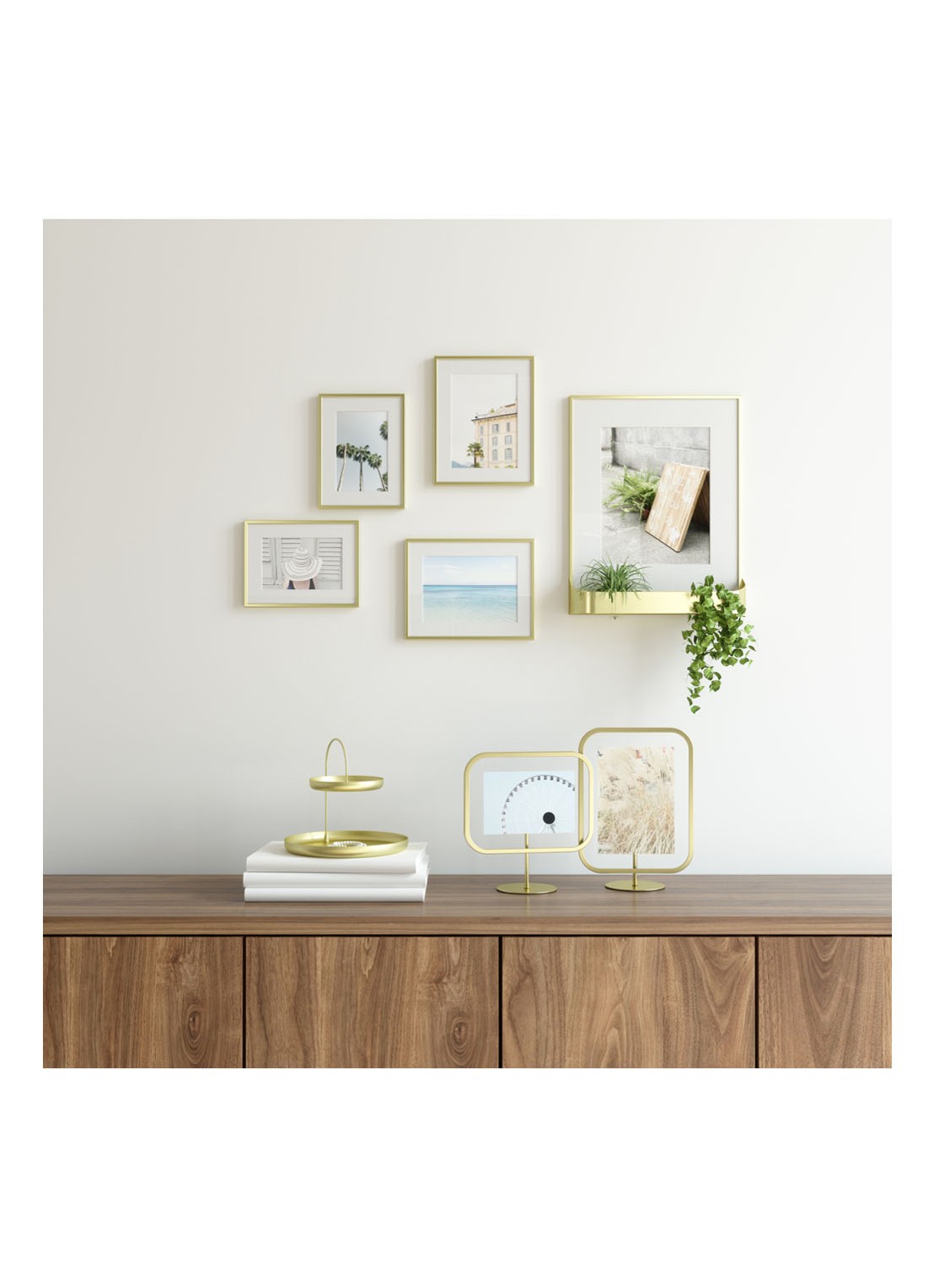 Umbra Infinity Sqround fotolijst 10 x 15 cm - detail goud