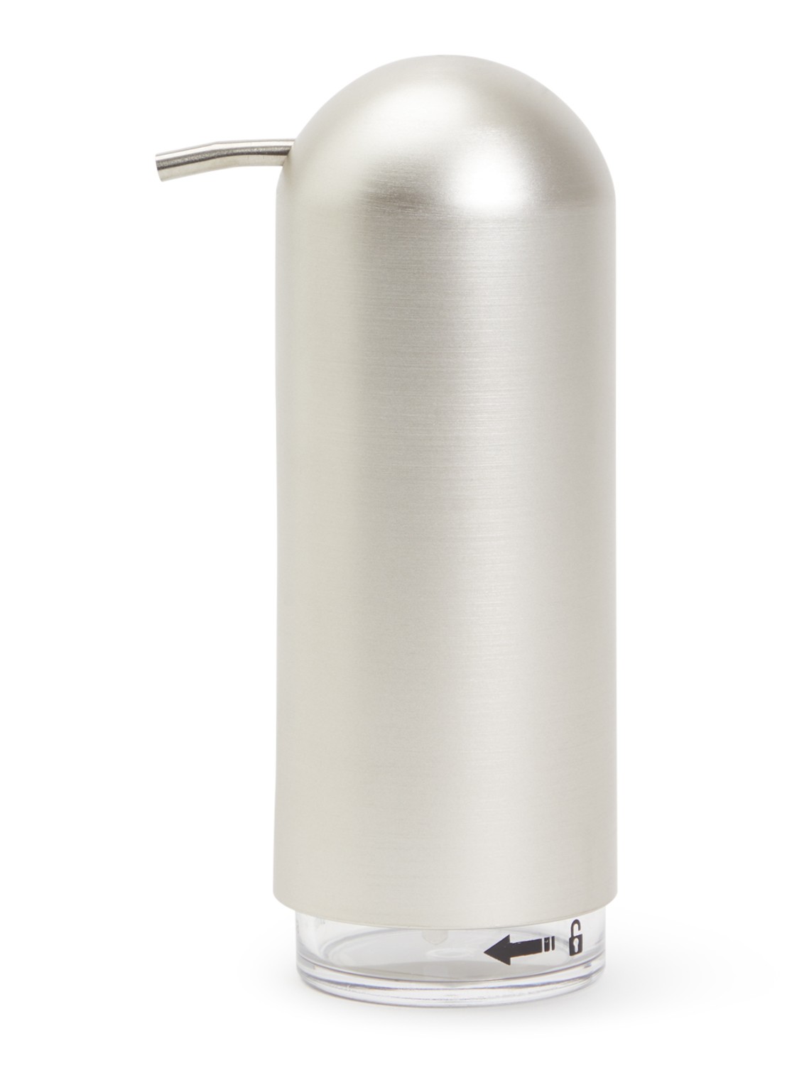 Umbra Penguin zeepdispenser - voorkant zilver