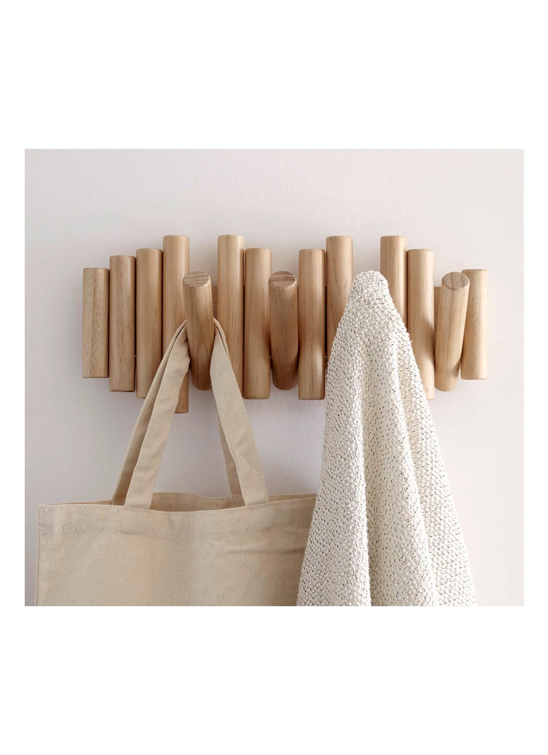 Umbra Picket kapstok 37 cm - voorkant 3 beige