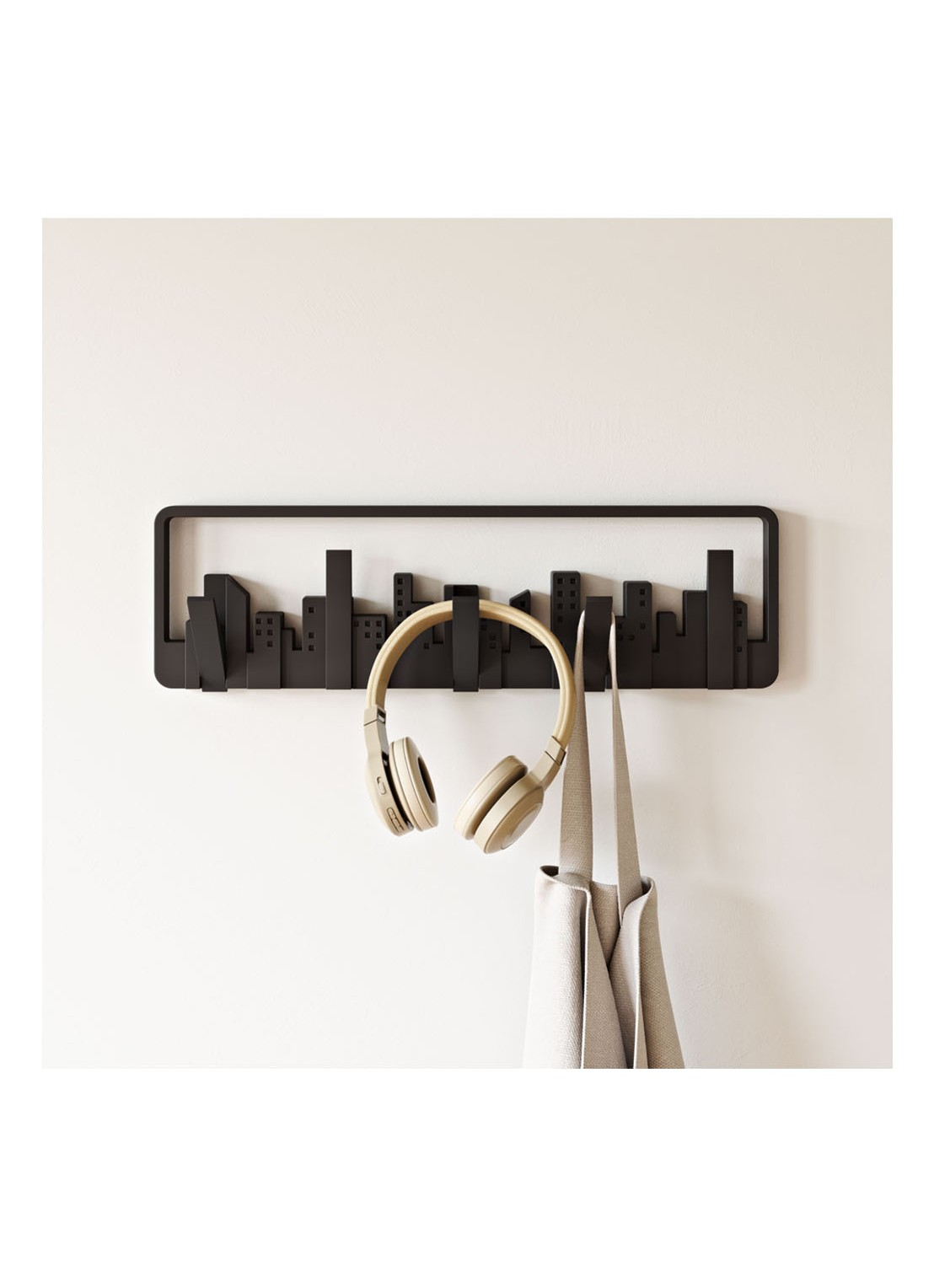 Umbra Skyline kapstok 50 cm - voorkant 5 zwart