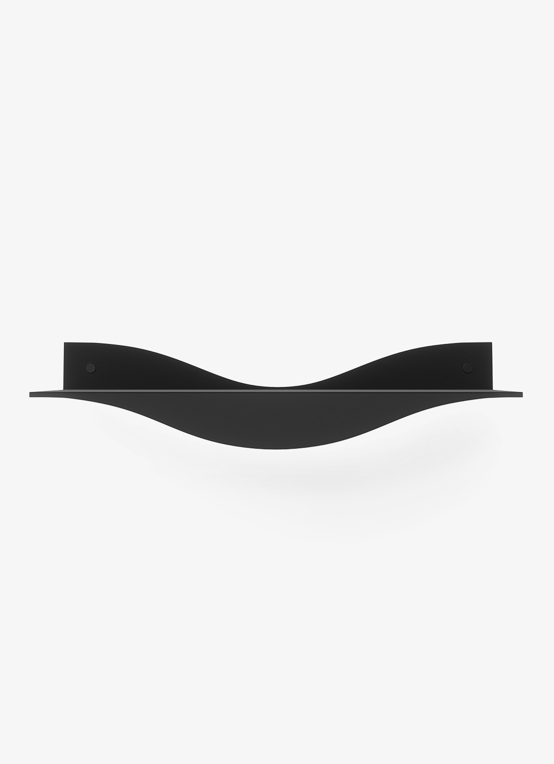 Umbra Surf wandplank set van 2 - detail 5 zwart
