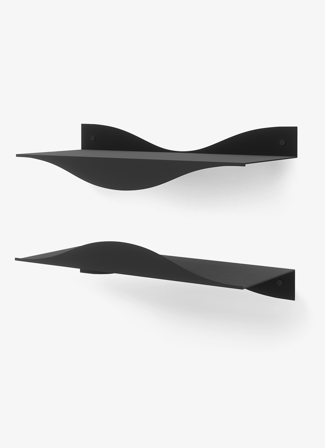 Umbra Surf wandplank set van 2 - detail 7 zwart