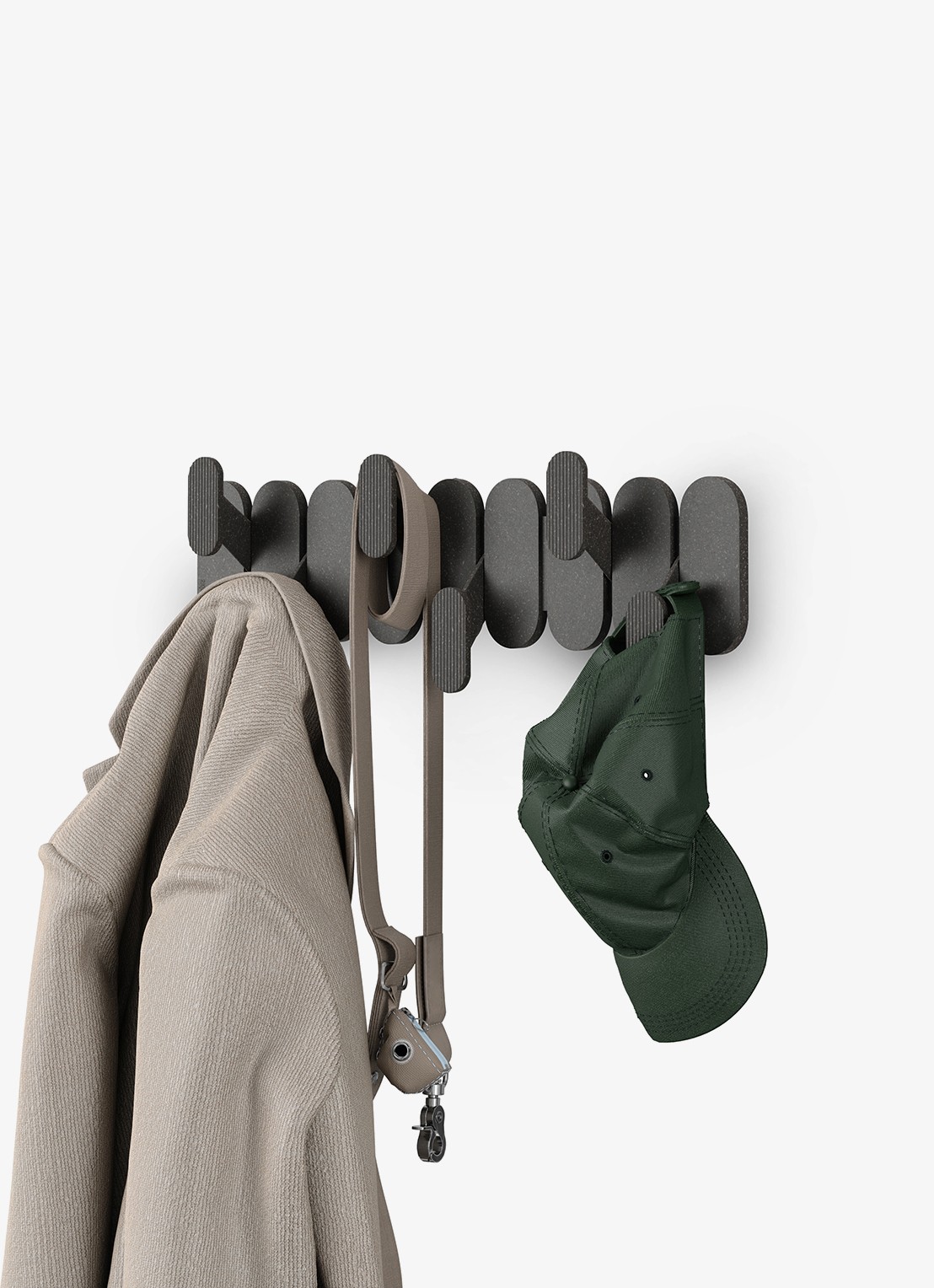 Umbra Tempo kapstok 47 cm - voorkant 6 zwart