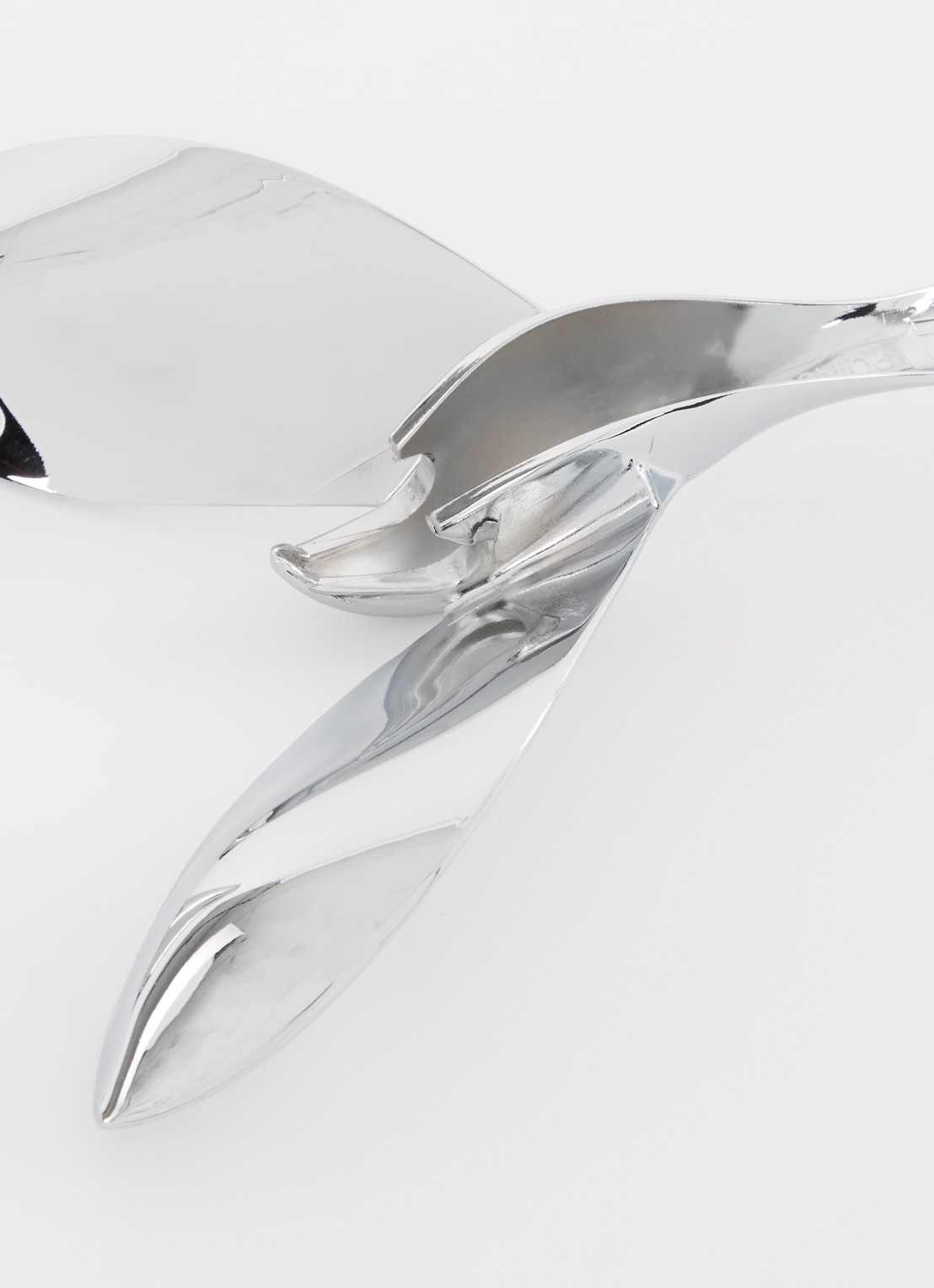 Umbra Toto opbergbox van hout 25 cm - voorkant 2 zilver