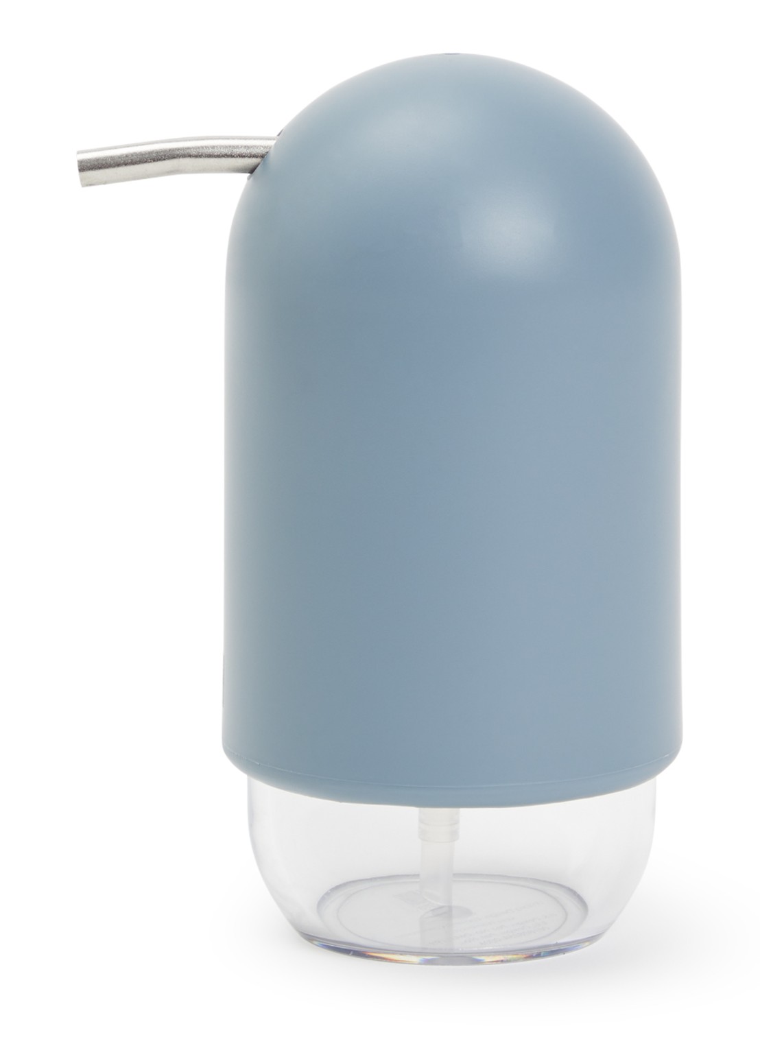 Umbra Touch zeepdispenser - voorkant staalblauw