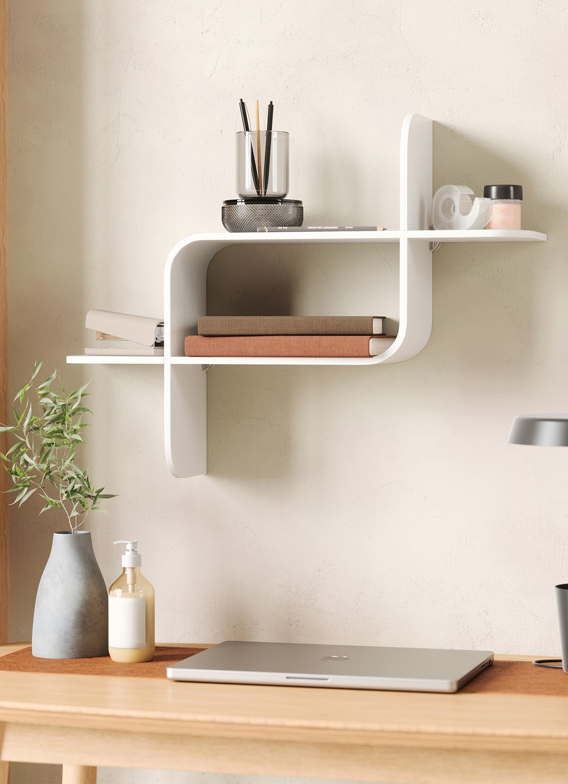 Umbra Wandplank 64 x 48 x 16 cm - achterkant wit