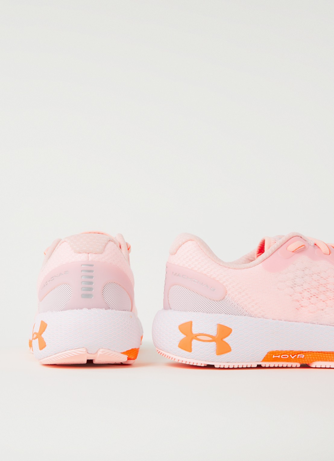 Under Armour HOVR Machina 2 hardloopschoen met mesh detail - detail 2 lichtroze