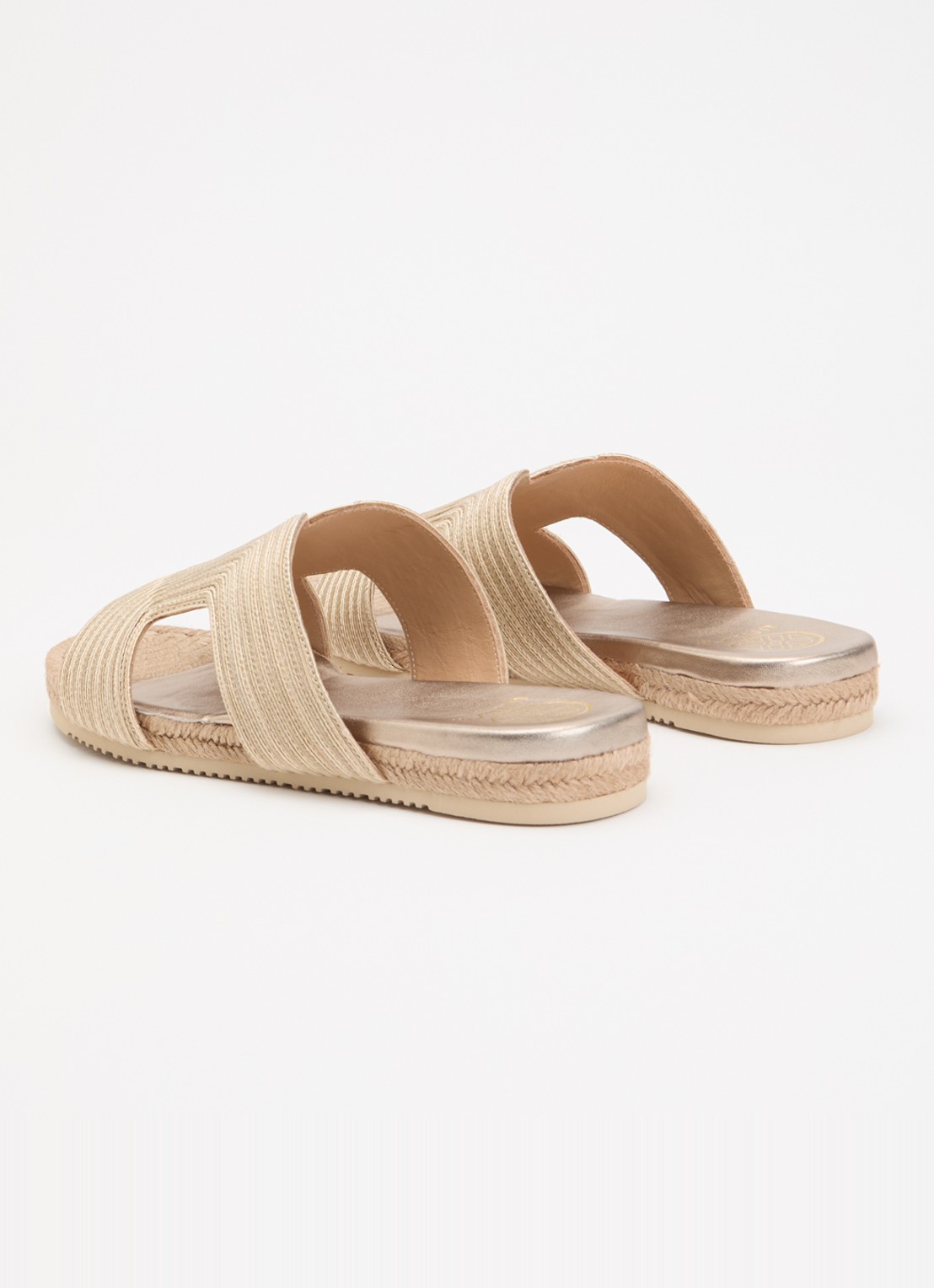 Unisa Abien Sou slipper - achterkant 4 beige